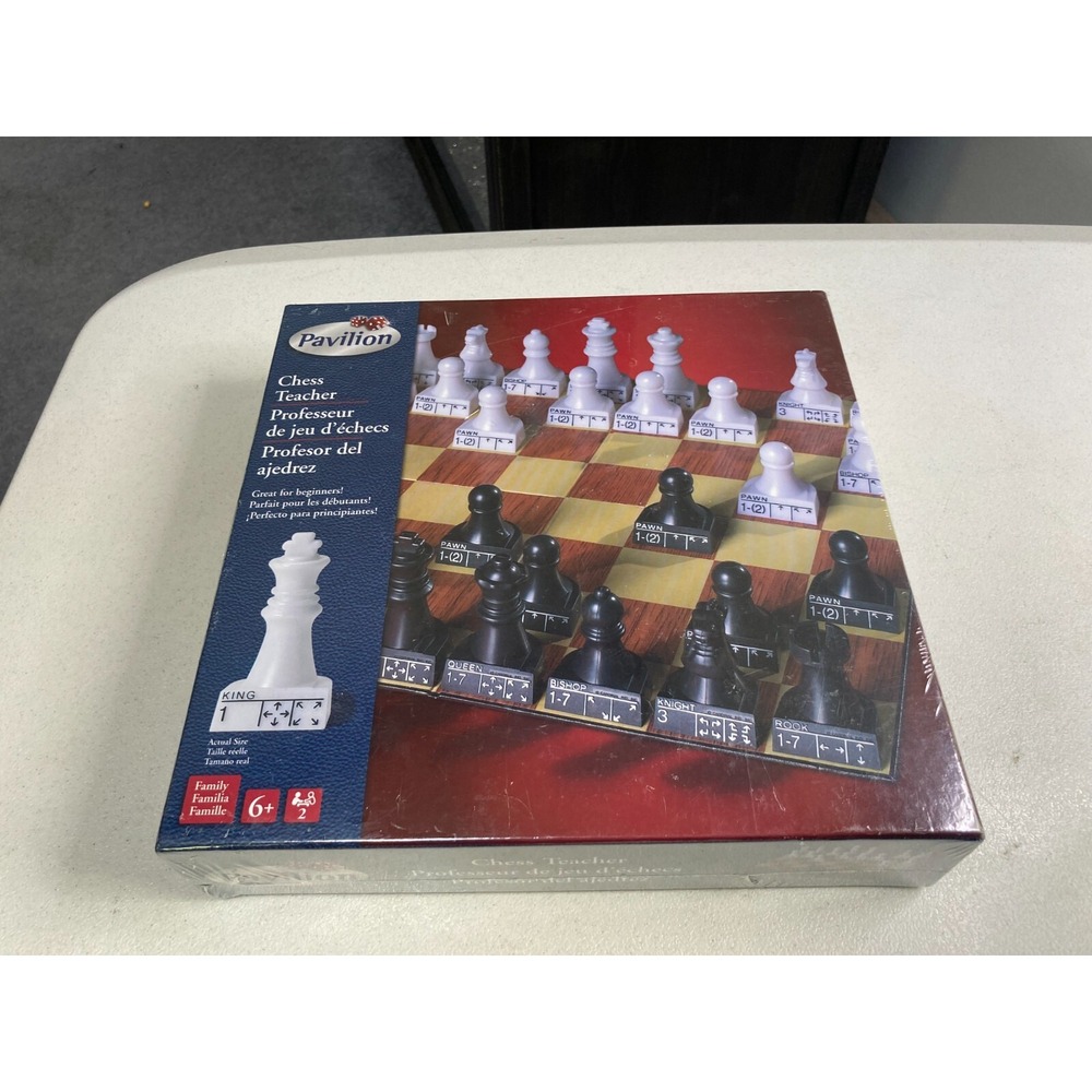 Chess Teacher Board Game for Beginners Pavilion Toys R Us Learn to Play Ages 6+